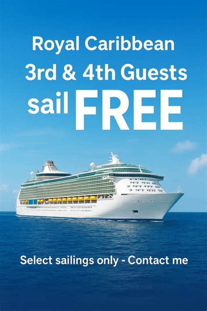 3rd/4th/5th Guests Sail Free