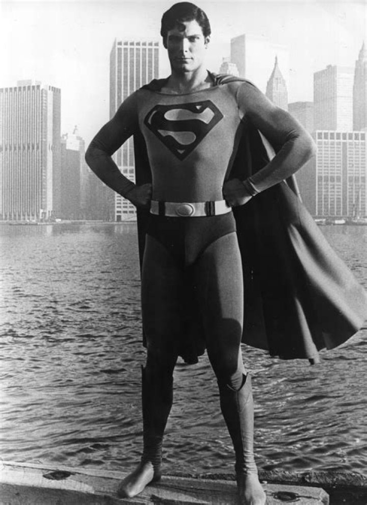 American actors Christopher Reeve (1952 - 2004) and Robin Williams pose backstage at the People's Choice Awards, March 1979.