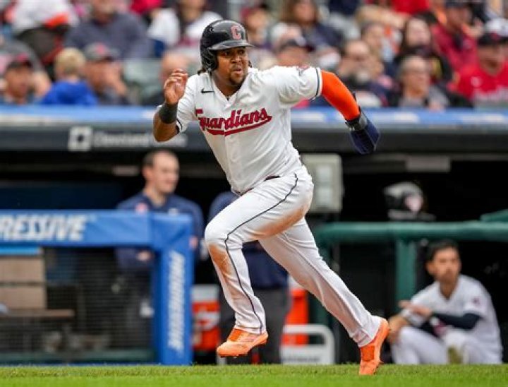 Baseball player Jose Ramirez