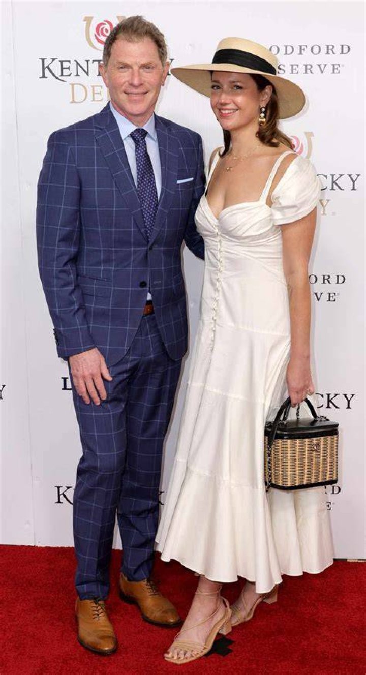 Bobby Flay with his girlfriend Christina Perez.