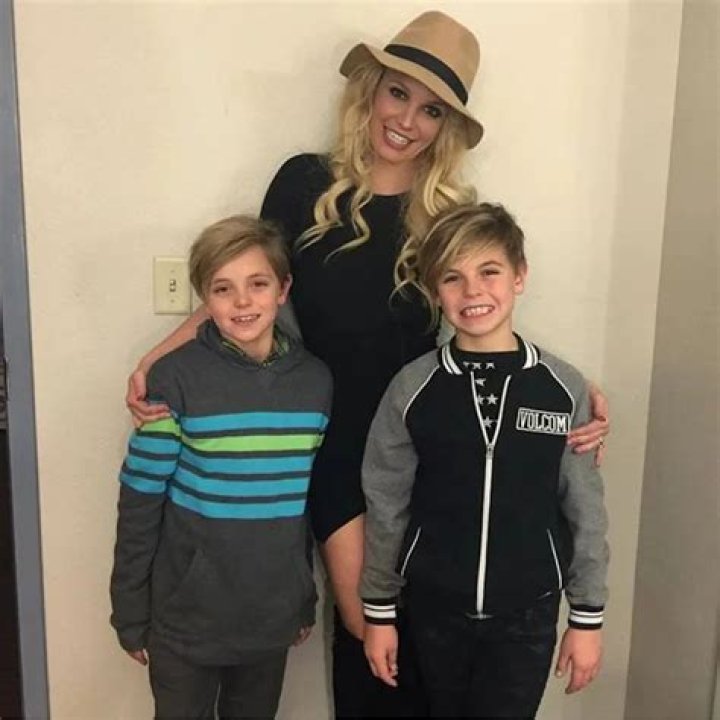 Britney Spears And Sons Visit Dodgers Stadium - April 17, 2013