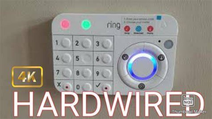 Can you hardwire ring keypad?