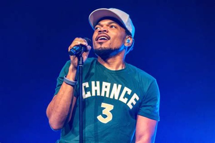 Chance The Rapper posing for KitKat in 2016