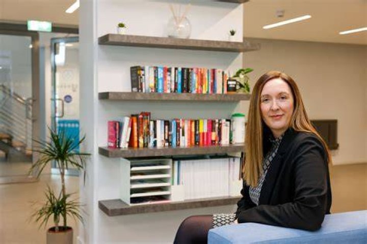 Christine Boylen in her Workspace