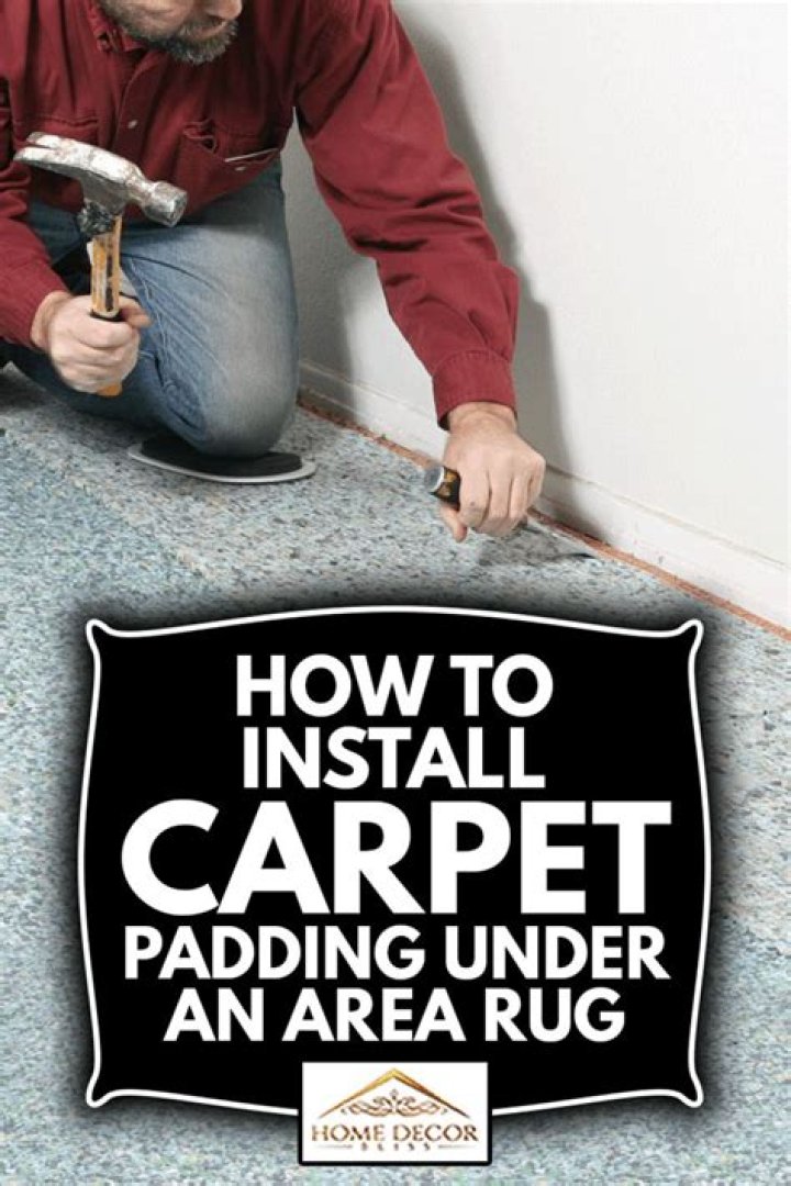 Do you put padding under carpet tiles?