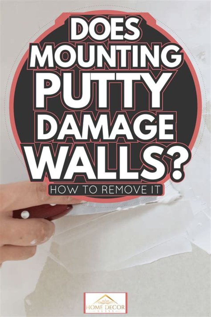 Does poster putty leave marks?