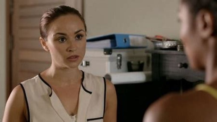 Emma Pierson as Dr Anna Jones in Death in Paradise