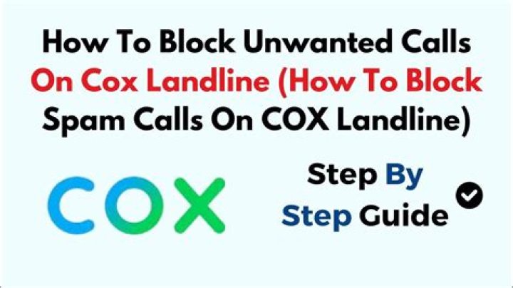 How do I block calls with Cox telephone?