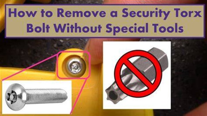 How do you remove a stripped Torx screw?