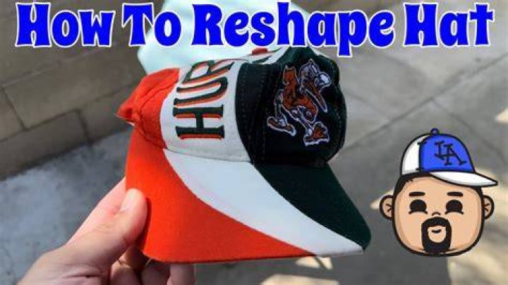 How do you reshape a snapback hat?