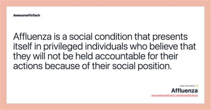 Is affluenza a real word?