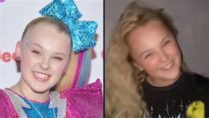 JoJo Siwa without bow and ponytail on TikTok.