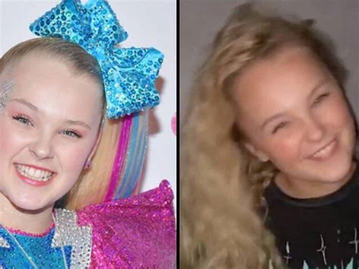 JoJo Siwa without her ponytail but with a yellow bow.