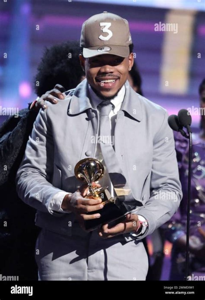 Rapper at 59th Grammy Awards