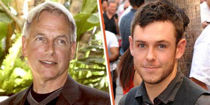 Sean Harmon with his father Mark Harmon.