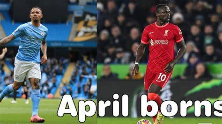 Soccer Players Born April 2