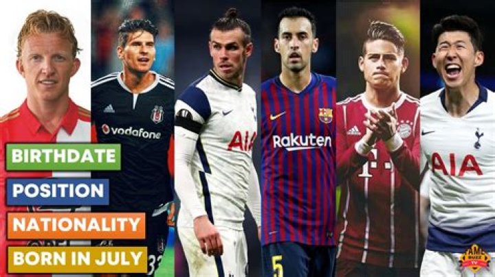 Soccer Players Born July 7