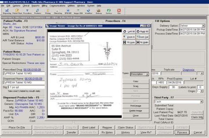 What pharmacy software does CVS use?