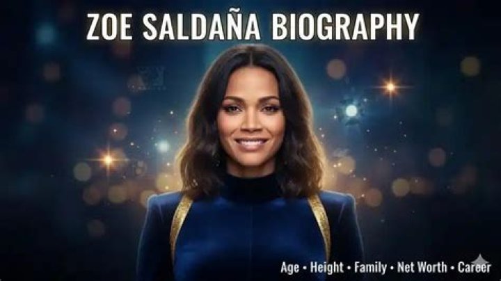 Zoe Saldana Bio (Wiki) 